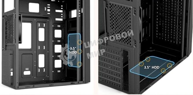 Компьютерный корпус Zalman ZM-T6 черный без БП ATX 1xUSB 2.0 1xUSB 3.0 audio bott PSU