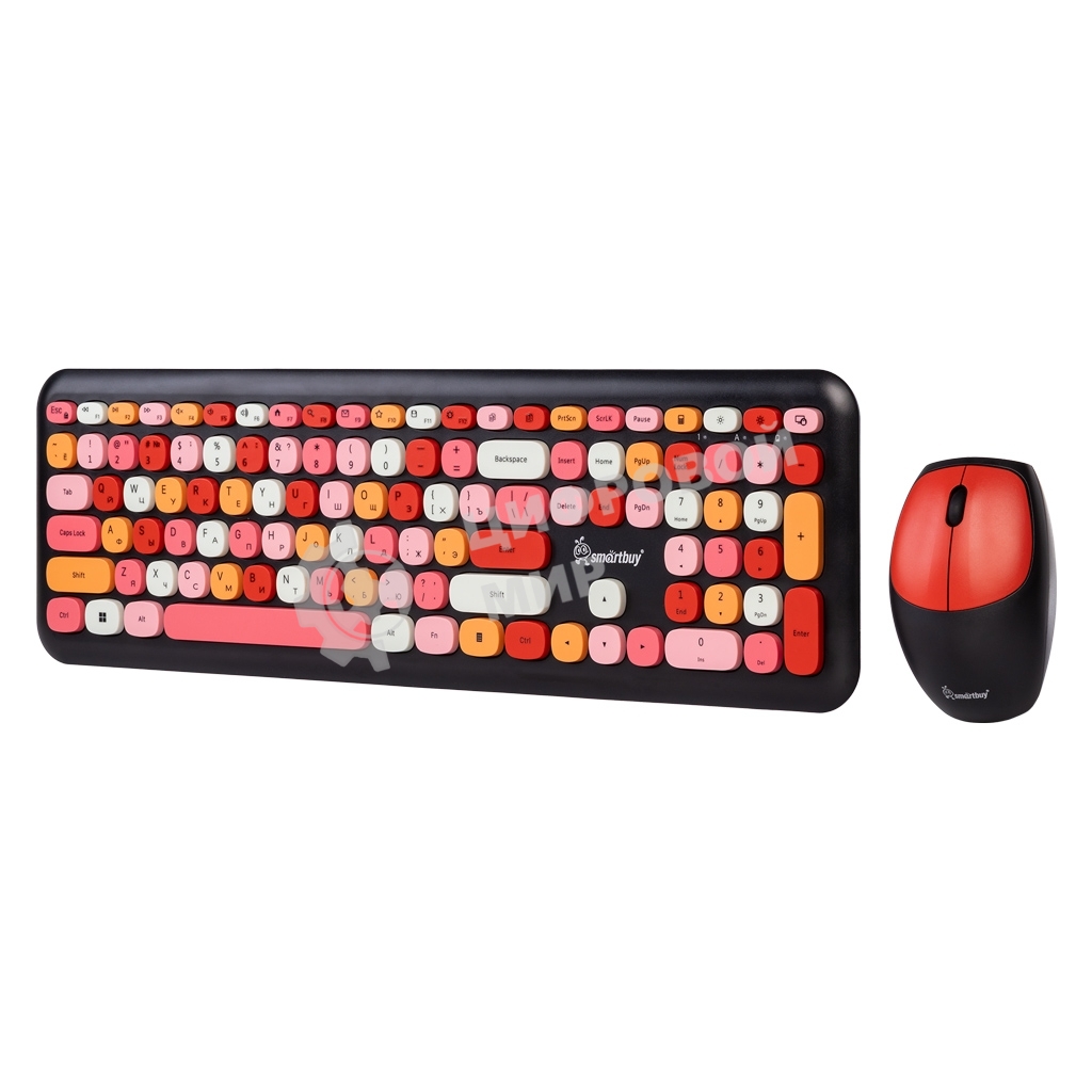 Комплект клавиатура+мышь Smartbuy (SBC-666395AG-K) 666395 черный