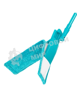 Швабра Home Palisad 120 см с пластик. складной подошвой, насадка из микрофиб, рукоятка телескоп.