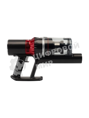 Пылесос вертикальный Harper HVC-VR03 красный/черный, питание от аккумулятора, 100 Вт, уборка сухая, пылесборник 0,8 л