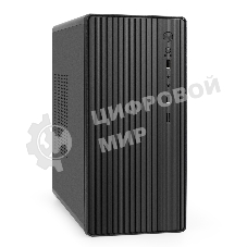 Корпус ExeGate BAA-503-UNS400, Mini-Tower, чёрный, 1 x 80/90 мм, БП 400 Вт