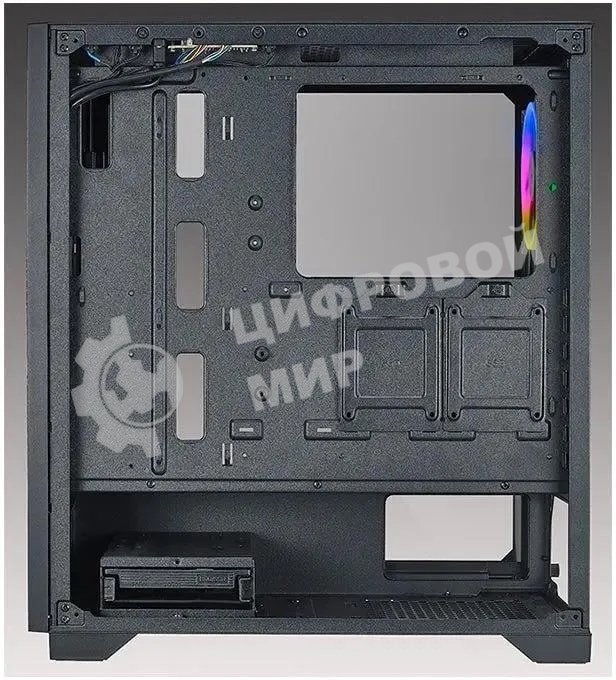 Компьютерный корпус Azza Hive черный без БП ATX 8x120мм 5x140мм 2xUSB 2.0 1xUSB 3.0 audio bott PSU