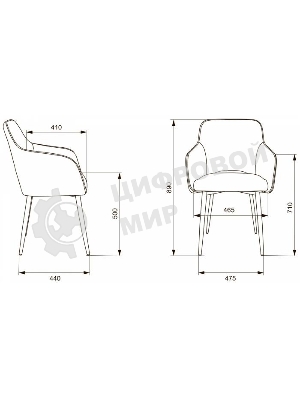 Кресло Бюрократ CH-380F серый, ткань