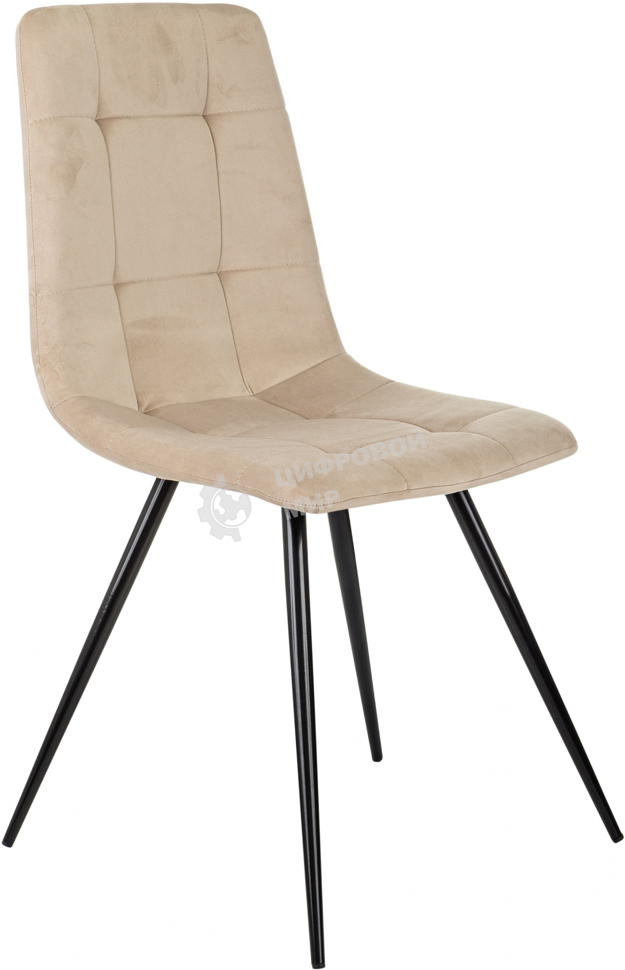 Стул для дома Бюрократ CH-K1_4 комплект 4 шт бежевый Holland 06 металл черный на ножках