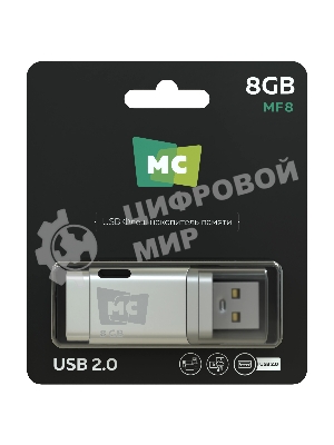 Флешка USB More Choice (4610196405204) MF8 - белый