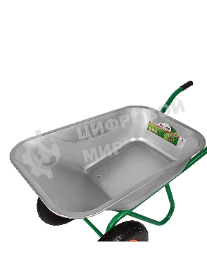 Тачка садово-строительная Palisad 2-х колесная, усиленная, грузоподъемность 320 кг, объем 100 л