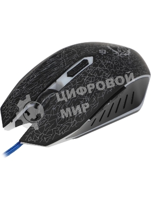 Мышь проводная Defender Shock GM-110L черный, 3200 dpi, USB, кнопки - 6