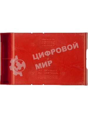 Ящик сплошной ТАРА.РУ Napoli 5004 красный 400х230х200мм PP 10040
