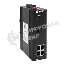Коммутатор EKF TSX-ML2-1GX/SFP-4GTP, 4×1 Гбит/с PoE + 1×1 Гбит/с SFP, управляемый