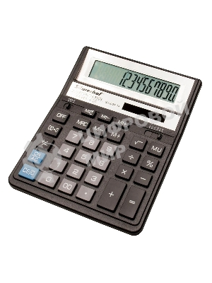 Калькулятор настольный Silwerhof SH-888X-14 черный 14-разр.