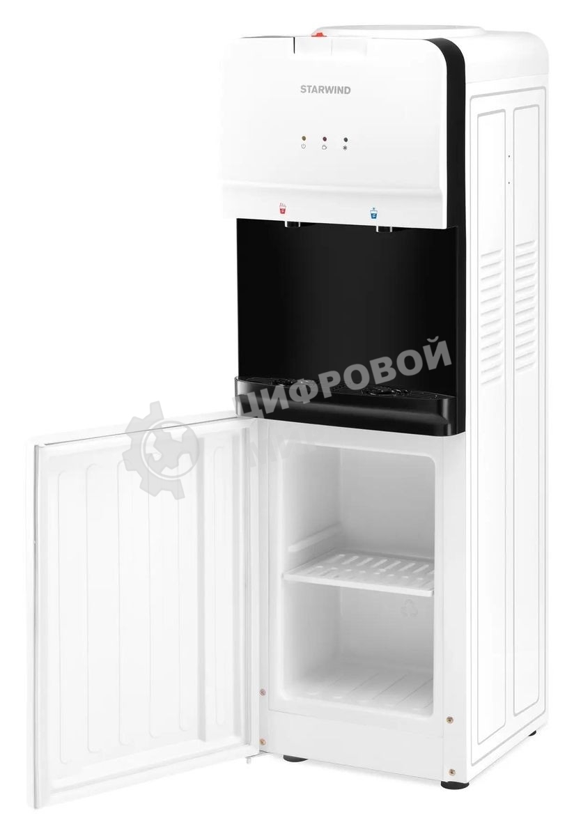 Кулер Starwind SW-1005EW напольный, электронный, белый