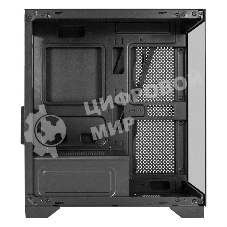 Компьютерный корпус Minitower ExeGate i3 SEA LE (mATX, без БП, 1хUSB+1хUSB 3.0, HD аудио, черный, передняя и боковая панели - закаленное стекло)