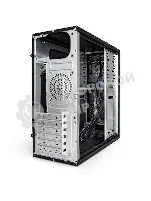 Компьютерный корпус Miditower ExeGate CP-603 Black, ATX, (CP400W, 80мм), 2хUSB+2хUSB 3.0, Audio