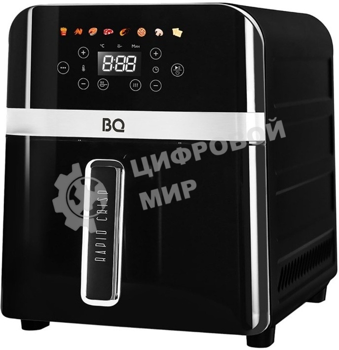 Аэрогриль BQ AF9011S черный, 2000Вт, 9л