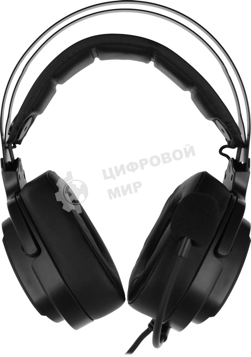 Гарнитура проводная с микрофоном A4Tech Bloody G570 черный/серый 2м мониторные USB оголовье (G570 USB/BLACK + GREY)