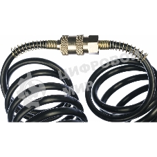 Пневматическое оборудование FUBAG Шланг спиральный с фитингами рапид нейлон 10 бар 6х8мм 10м 170024