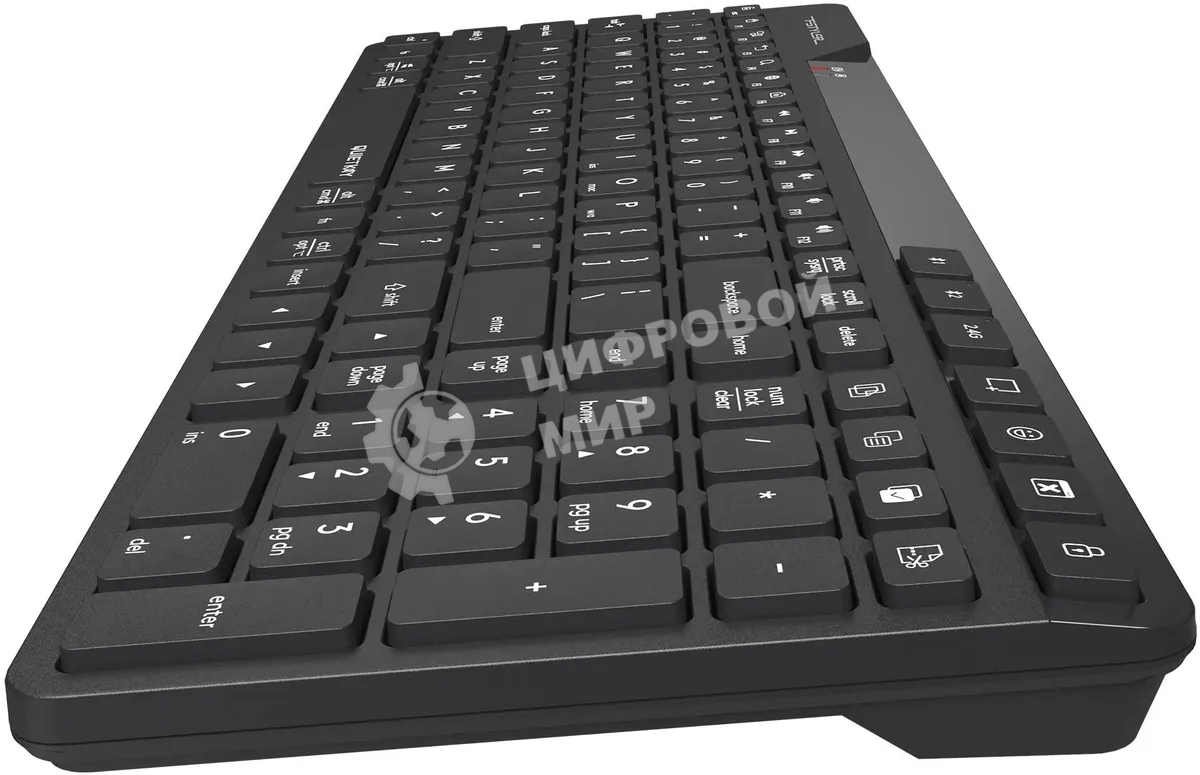 Клавиатура A4Tech FBK27C AS беспроводная, Bluetooth, радиоканал, чёрный
