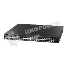 Коммутатор Edge-corE 48 x GE + 2 x 10G SFP+ ports + 1 x expansion slot (for dual 10G SFP+ ports) L3 Stackable Switch, w/1 x RJ45 console port, 1 x USB type A storage port, RPU connector, Stack up to 4 units Edge-corE ECS4620-52T