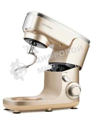 Кухонная машина Hyundai HYM-S7451 планетар.вращ. 1400Вт золотистый