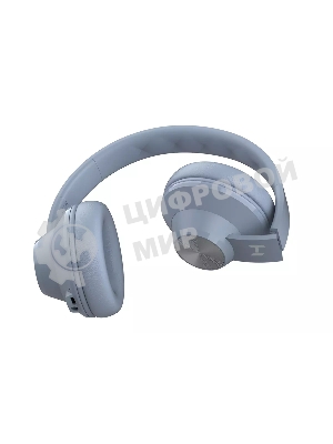 Беспроводные/проводные наушники Harper HB-412 нежно-голубой, накладные, Bluetooth + проводной, до 8 ч