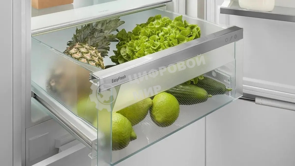 Встраиваемый холодильник Liebherr Pure, ниша 194 см, EasyFresh, МК NoFrost 3 контейнера, сенсорный дисплей Touch, door-on-door.