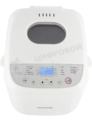 Хлебопечка Starwind SBM2085 600 Вт, белый/серебристый