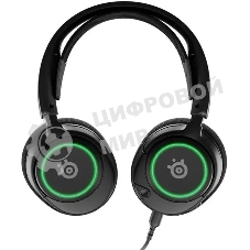 Гарнитура SteelSeries Arctis Nova 3 чёрный, проводная, USB, подсветка