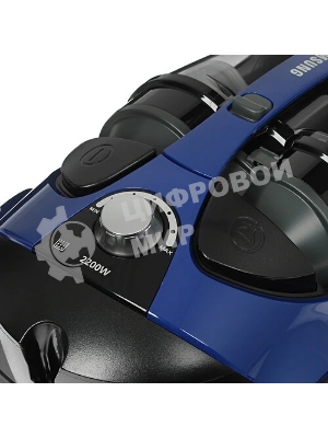 Пылесос Samsung VCC8836V36/XEV синий/черный, 430/2200 Вт, уборка сухая, пылесборник контейнер 2 л