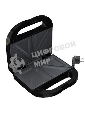 Сэндвичница MAXVI SM751S silver-black