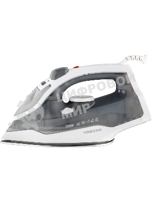 Утюг Homestar HS-4011 серый, 2200 Вт, 40 г/мин, 150 г/мин, 300 мл