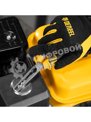 Длинногубцы прямые Denzel 205 мм, трехкомпонентные рукоятки