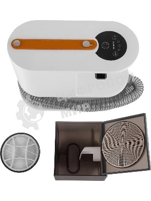 Пылесос Hyundai HYV-PETPRO1 белый/коричневый, 210/600 Вт, уборка сухая, пылесборник контейнер 2 л