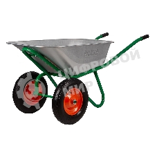 Тачка садово-строительная Palisad 2-х колесная, усиленная, грузоподъемность 320 кг, объем 100 л