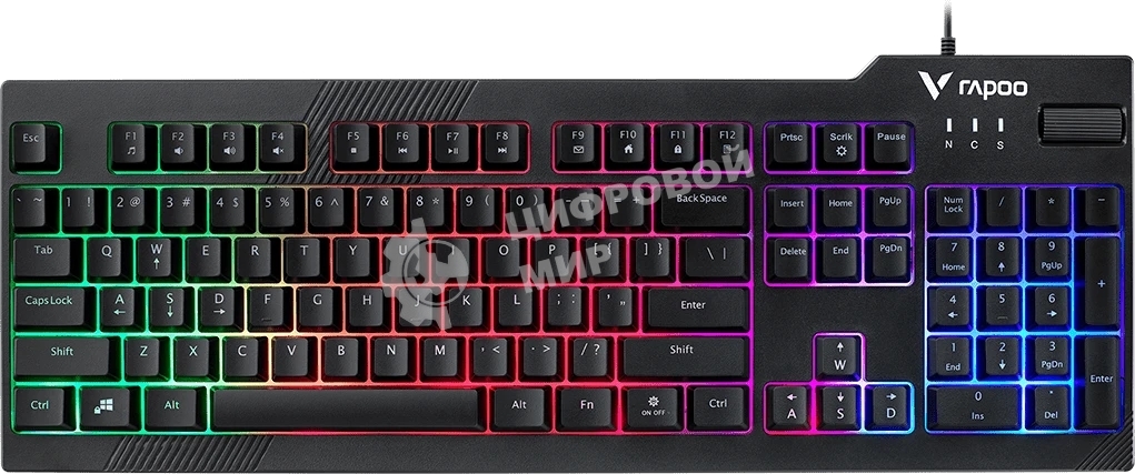 Клавиатура Rapoo V50S проводная, USB Type-A, чёрный