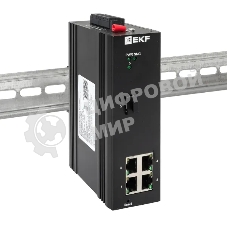 Коммутатор EKF TSX-ML2-1GX/SFP-4GTP, 4×1 Гбит/с PoE + 1×1 Гбит/с SFP, управляемый