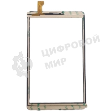 Сенсорное стекло (тачскрин) для BQ-8067L Hornet Plus, черное