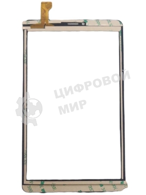 Сенсорное стекло (тачскрин) для BQ-8067L Hornet Plus, черное