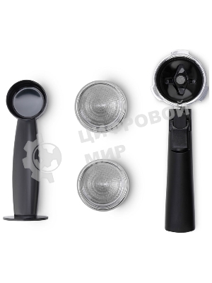Кофеварка рожковая Vitek VT-1507 серебристый/черный, исп. кофе - молотый, 1.5 л, 1050 Вт, 15 Бар.