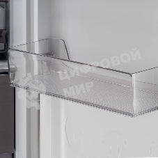 Холодильник Hyundai CM55043F черный стекло трехкамерный, 354/186, морозилка снизу, No Frost, Side by Side