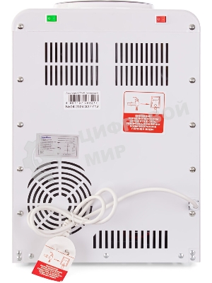 Кулер для воды Aqua Work 0.7-TDR, верхняя загрузка, нагрев 95 °С, охлаждение 12 °С, бело-черный