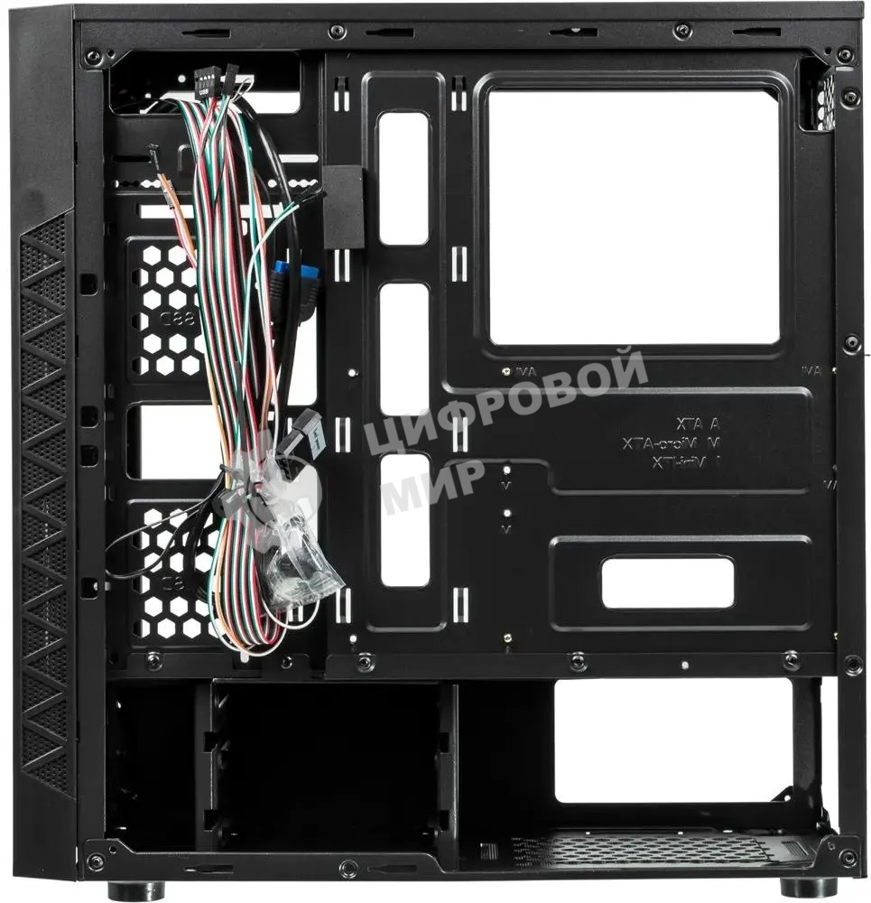 Компьютерный корпус Accord JP-VI черный без БП ATX 2xUSB 2.0 1xUSB 3.0 audio bott PSU