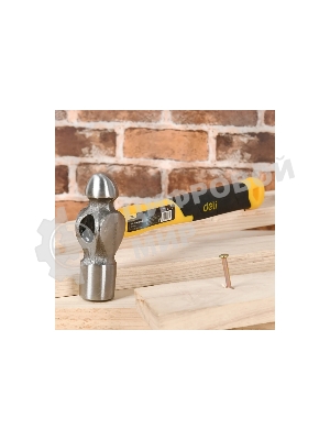 Рихтовочный молоток Deli DL443016 450 гр Фибергласовая рукоять