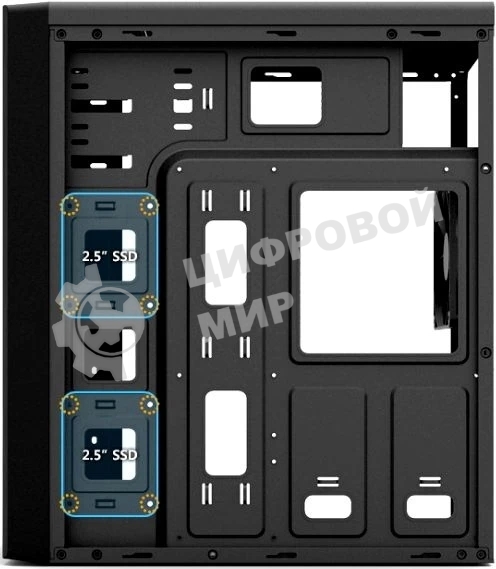 Компьютерный корпус Zalman ZM-T6 черный без БП ATX 1xUSB 2.0 1xUSB 3.0 audio bott PSU