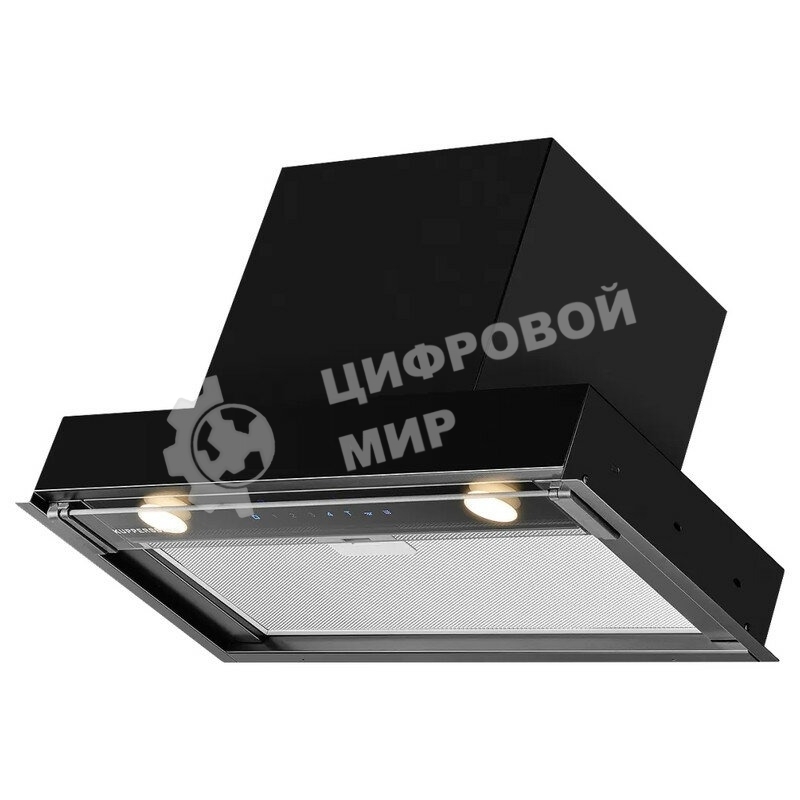 Вытяжка встраиваемая Kuppersberg Nancy 60 черный, 60 см, 850 куб. м/ч, 42 дБ