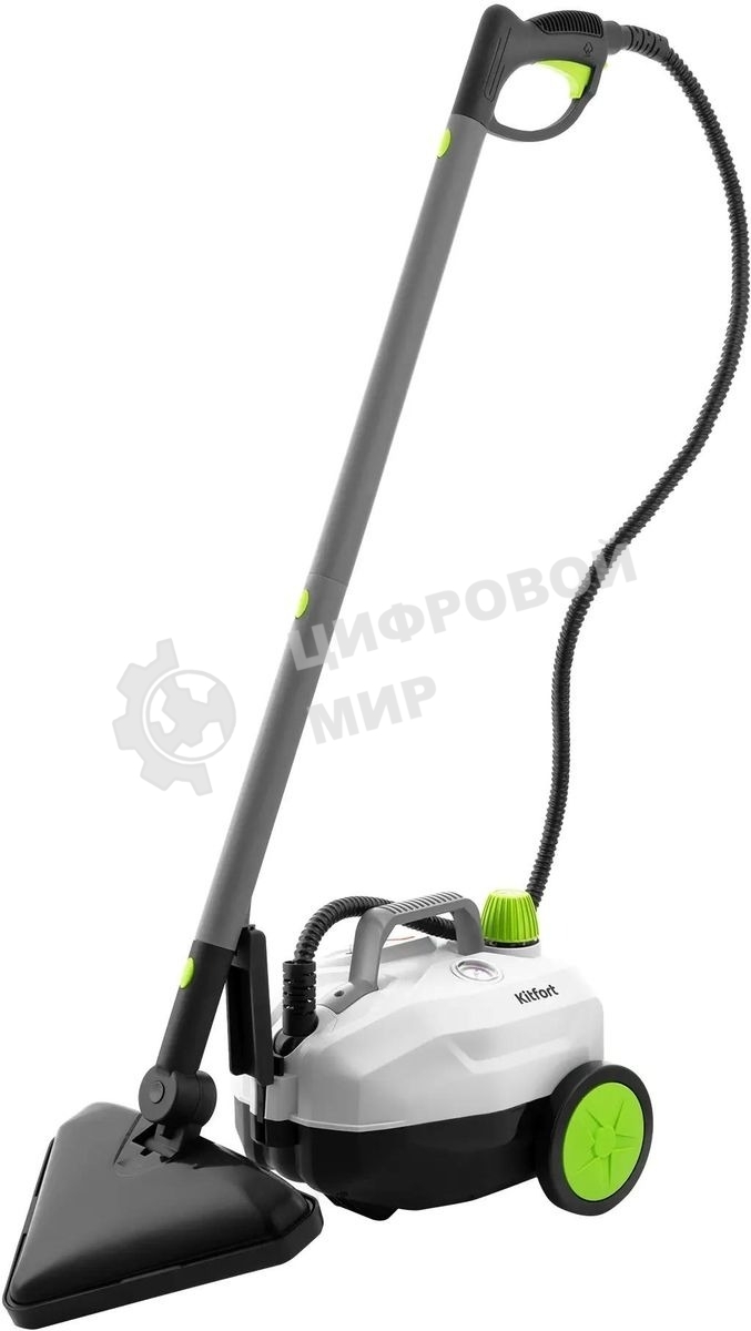 Пароочиститель Kitfort КТ-935 Мощность: 2000 Вт. Емкость бойлера: 2 л. Максимальное давление пара: 5 б