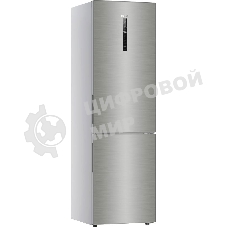 Холодильник Haier C2F637CFMVU1 серебристый двухкамерный 278/108л морозилка снизу, No Frost