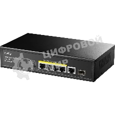 Коммутатор Cudy GS1005PTS1 (L2) 5x1 Гбит/с 1SFP 4PoE+ 120W неуправляемый