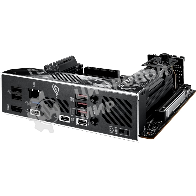 Материнская плата ASUS ROG STRIX Z890-I GAMING WIFI, LGA1851, Intel Z890, 2xDDR5, 2xSATA, 2xM.2, 1xPCI-E 5.0 x16, 1xHDMI, 2xThunderbolt 4, 1x2.5Gb LAN, 9xUSB-A, 1xUSB-C, 5.1, Mini-ITX