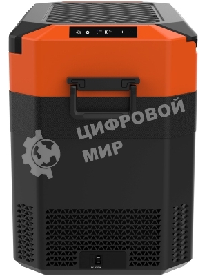 Холодильник автомобильный Бирюса НС-38P7 оранжево-черный
