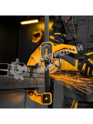 Струбцина Denzel F-образная, быстрозажимная, 600 х 80 мм, усиленный нейлоновый корпус